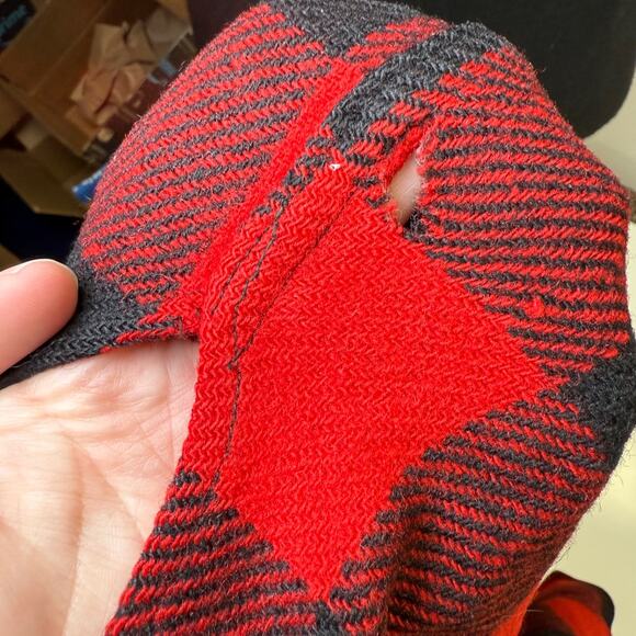 Vintage Profile Buffalo Plaid Flannel Shirt/Jacket Wool Carter & Churchill - Picture 3 of 7